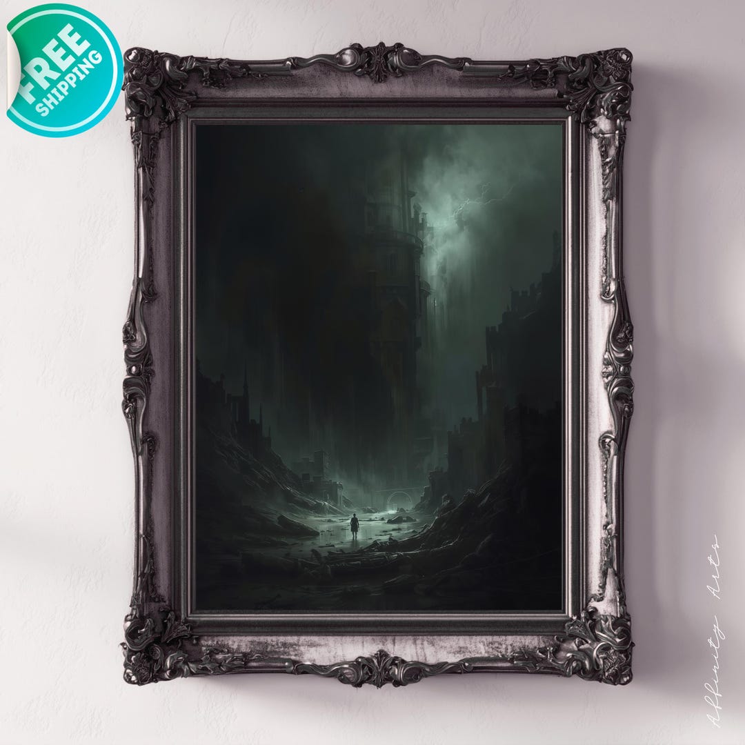 Dark Fantasy Art Print Apocalypse Survivor Gothic Wall Decor Etsy dark-fantasy-art-print-apocalypse-survivor-gothic-wall-decor-etsy