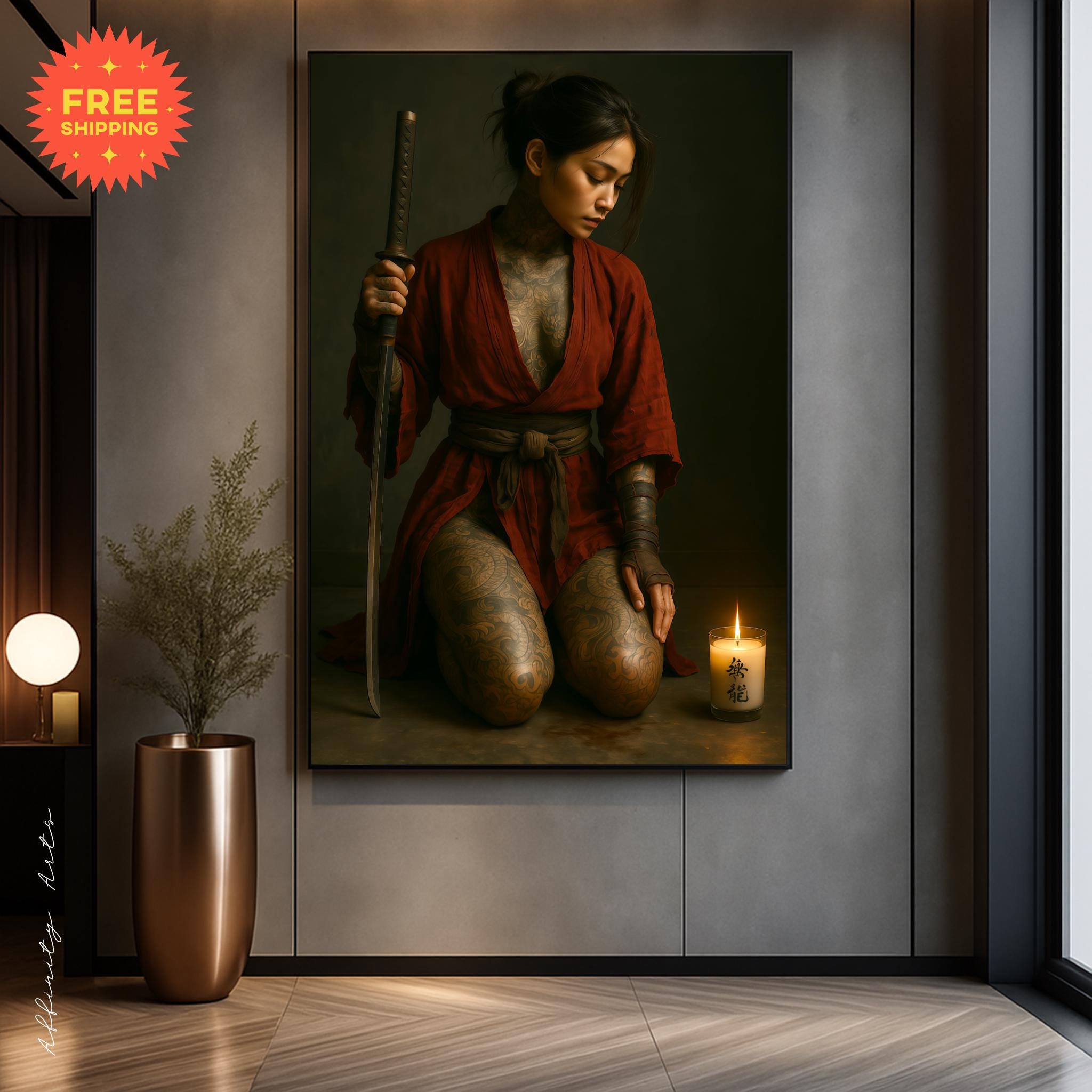 Japan Woman Poster - Etsy