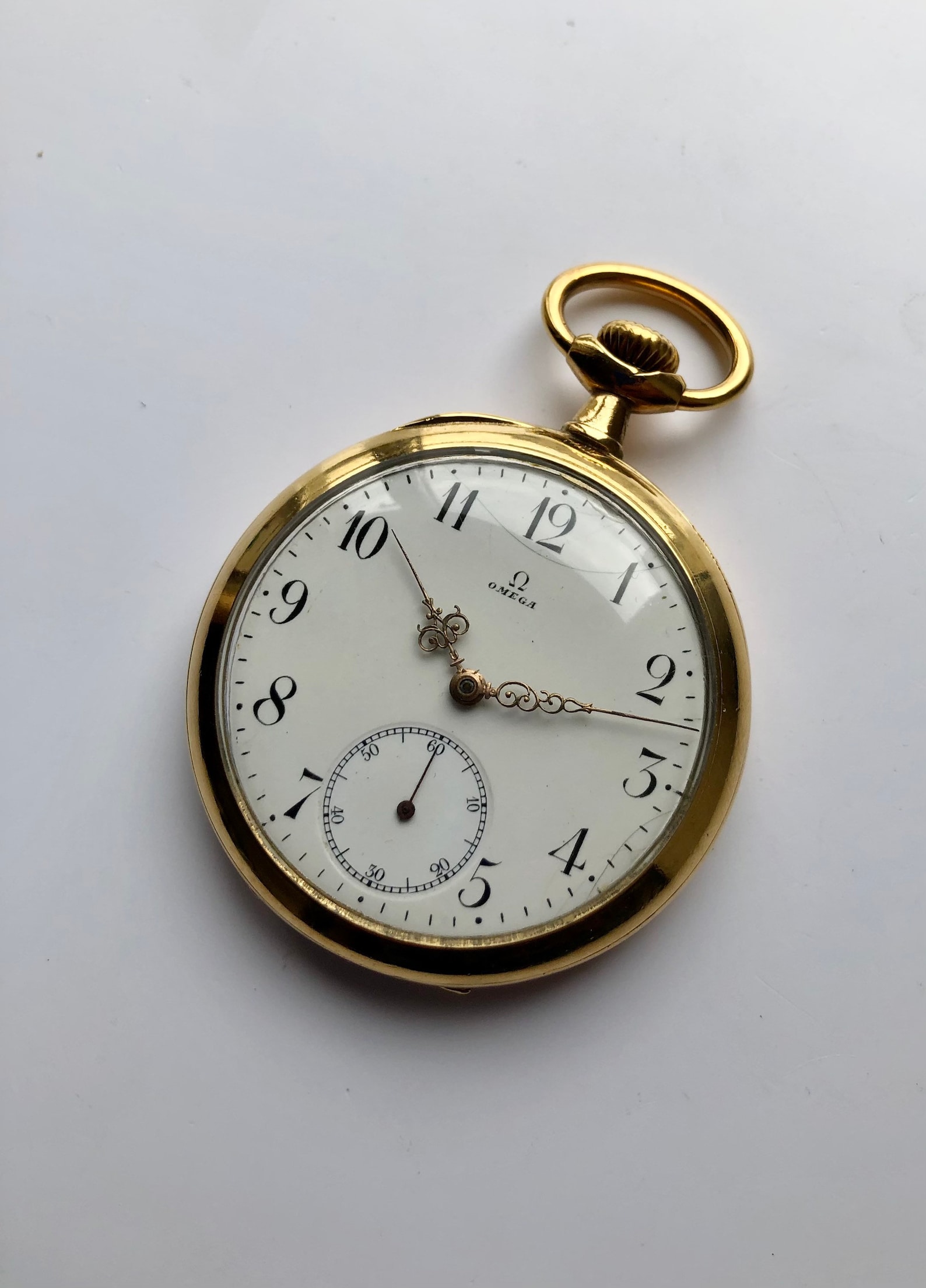 Omega pocket watch 1912s Men's Swiss watches Stylish | Etsy
