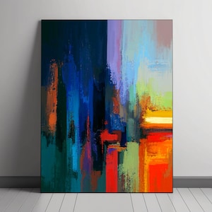 Harmonie des Chaos | Surreal | Digitaler Kunstdruck | Wandkunst | AI Generiert | KI-Kunst | Digitaler Download | Wohnkultur | Druckbare Kunst