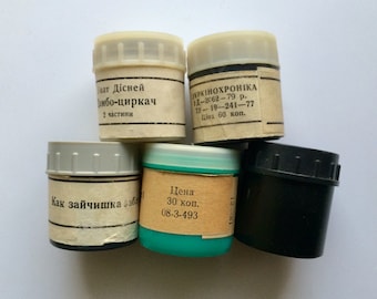 Vintage children&#39;s dia film 1970s vintage films slide films Russian fairy tales set film dia