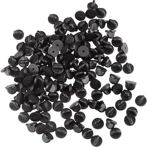 Rubber Pin Backs // Pack of 20, 40, 100