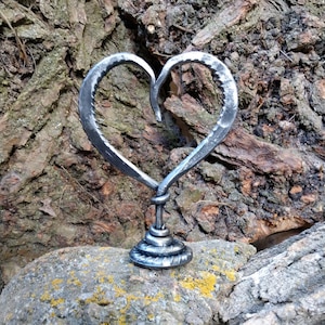 6th anniversary gifts, forged heart, sixth wedding anniversary gift, iron anniversary, 6 year gifts, handmade gift, personalized iron gift