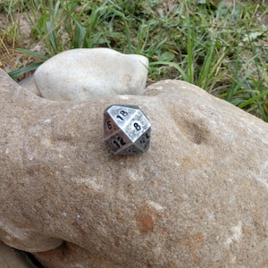D18 iron dice, 18th years gift, iron gift, 18th birthday gift, gift for him, iron dice,iron anniversary,tabletop gaming,board games,dnd dice
