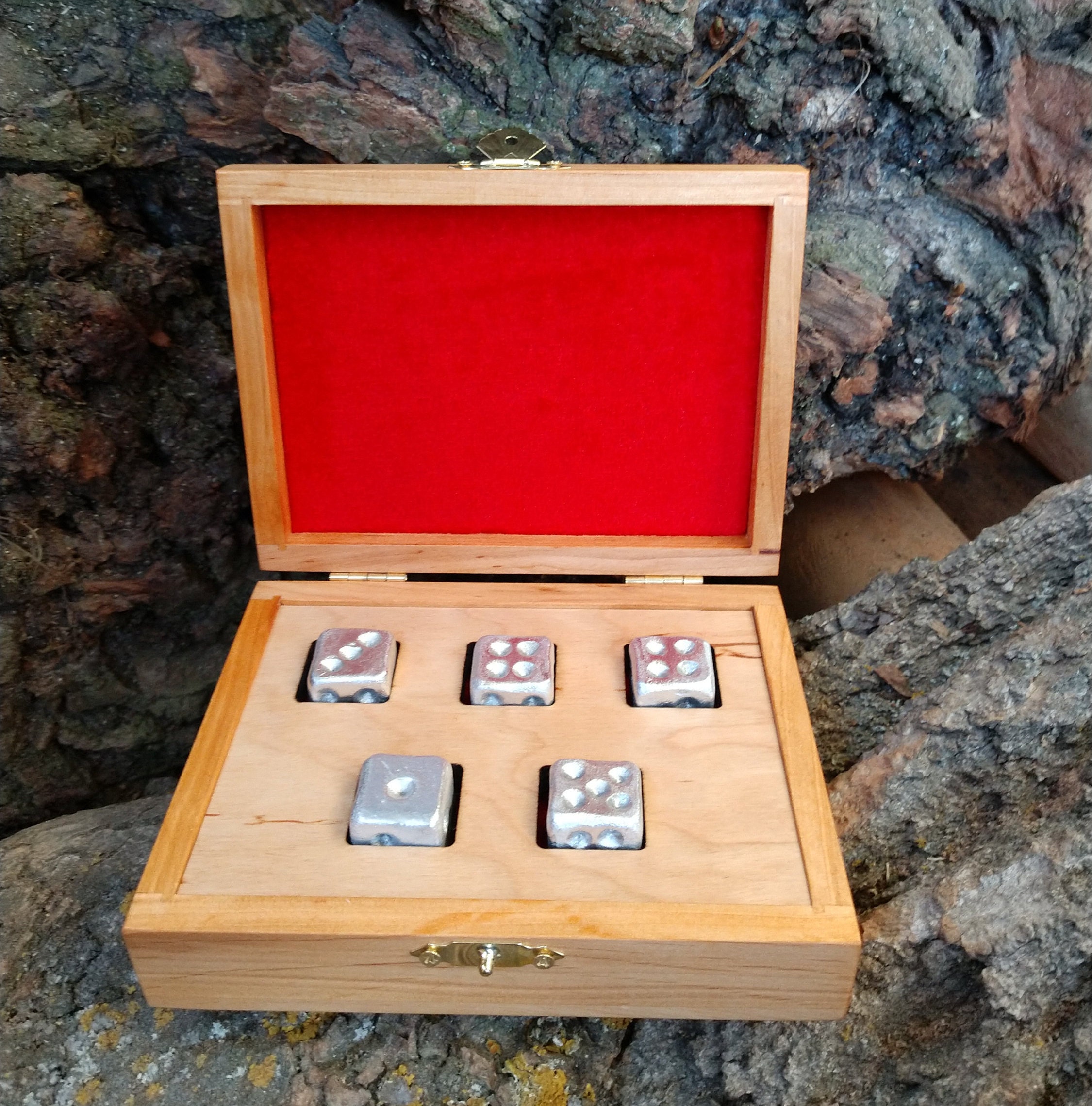 Tin anniversary gift aluminum dice 10 year anniversary gift Etsy