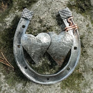 6th anniversary gift, iron anniversary gifts, personalized iron gift, iron horseshoe, handmade horseshoe, 6 year gifts, wedding anniversary
