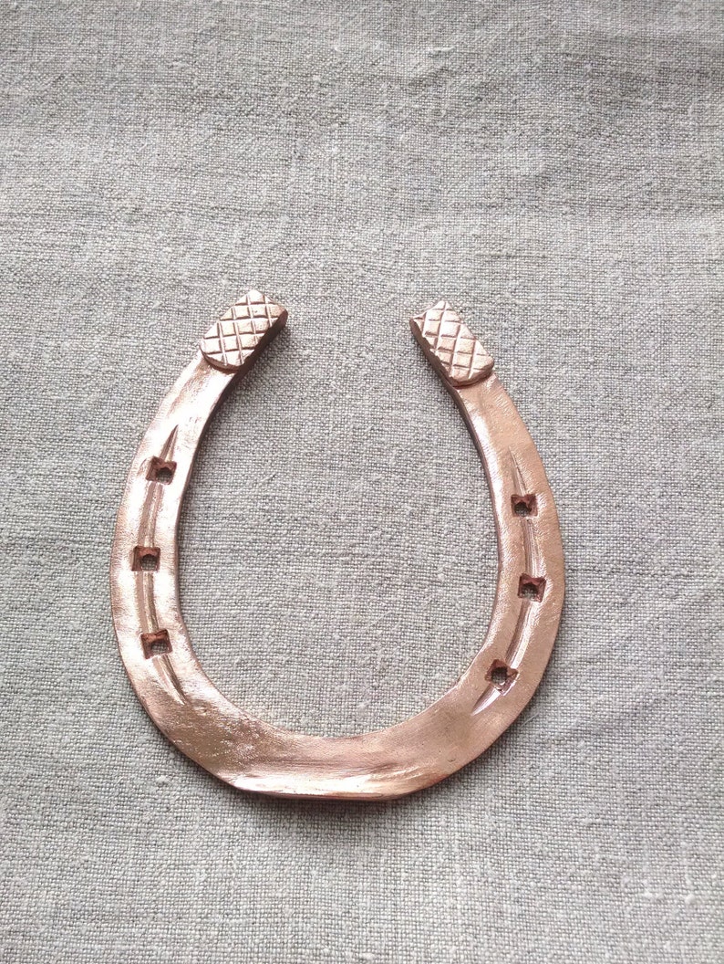 Copper Gift Copper Horseshoe 7th Anniversary Engraved Etsy