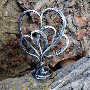 Iron gifts, forged heart, 6 year anniversary, sixth wedding gift, iron anniversary, 6th anniversary gifts, engraved gift, personalized gift