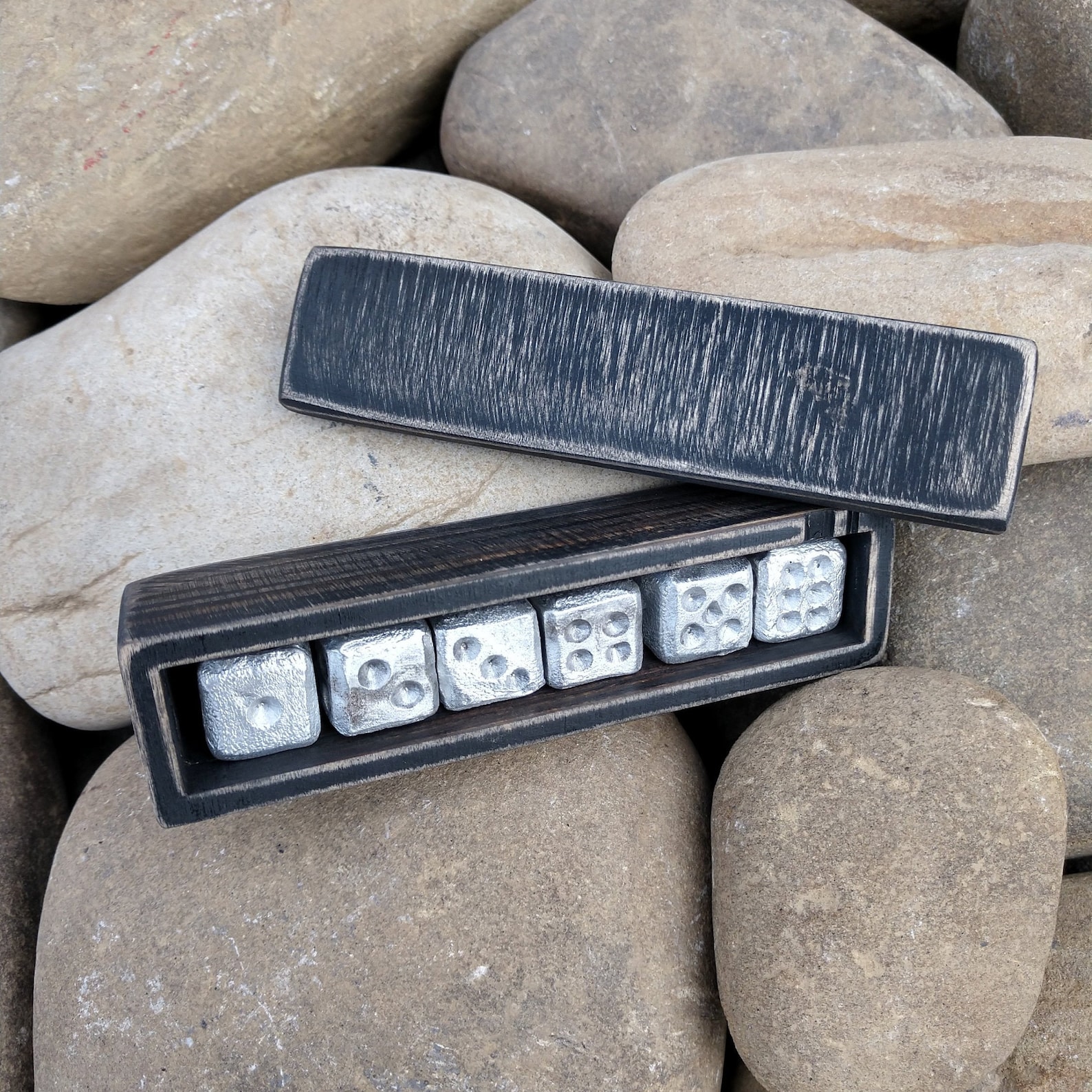 Tin Anniversary Gift Aluminum Dice 10 Year Anniversary Gift Etsy