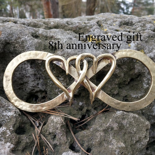 8 Year Anniversary Gift for Him for Her Personalized Bottle Etsy