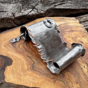 6 year gifts, iron scroll, wedding anniversary gift, personalized gift, engraved iron gift, forged iron gift, iron gift,6th anniversary gift