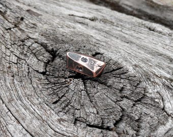 Handmade Copper D6 Dice, 7th Anniversary Gift