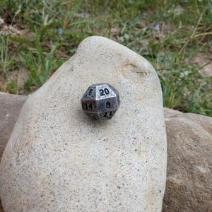 D20 iron dice, 20th years gift, iron gift, 20th birthday gift, gift for him, iron dice,iron anniversary, handmade dice, board games,dnd dice