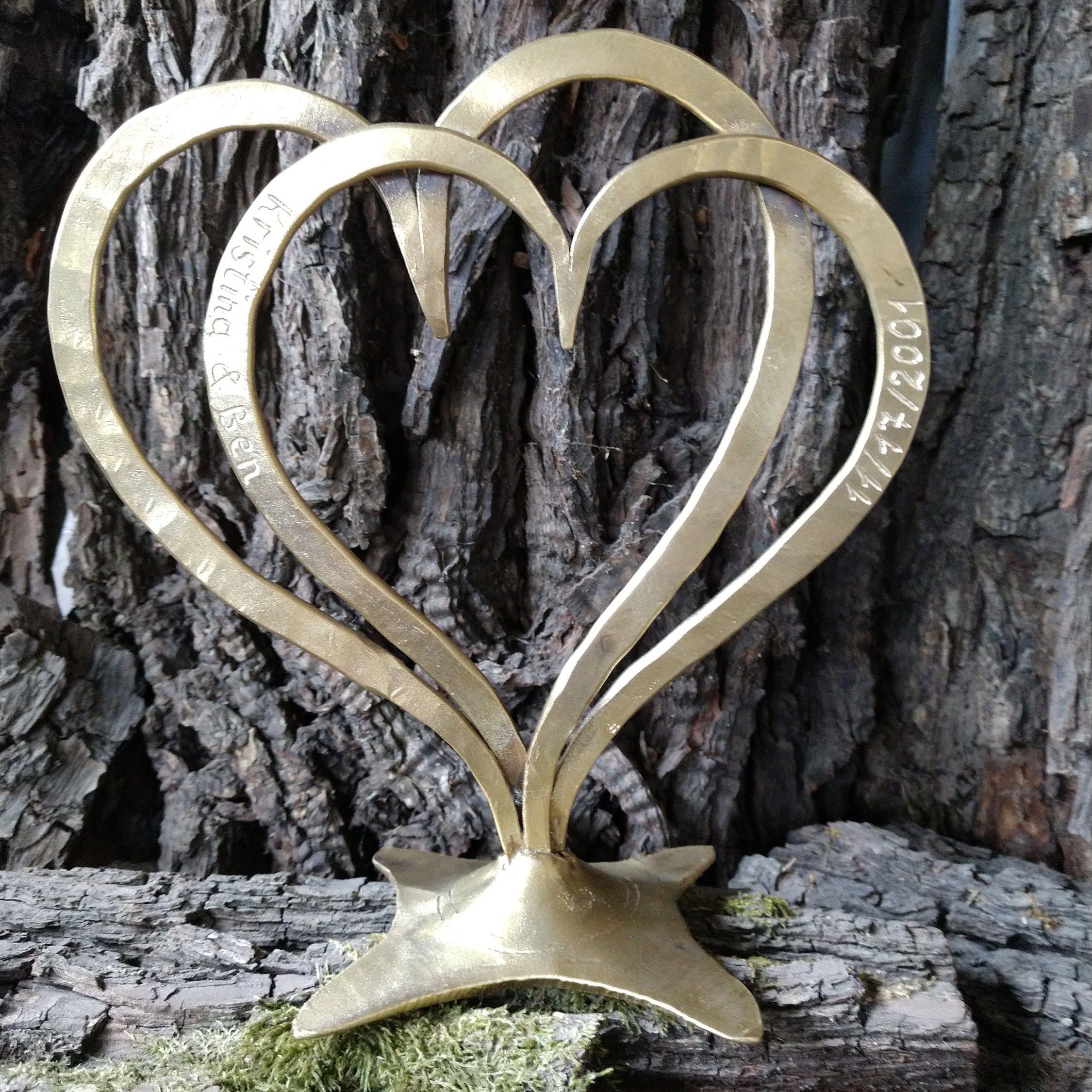 8th anniversary gift bronze anniversary gifts personalized Etsy