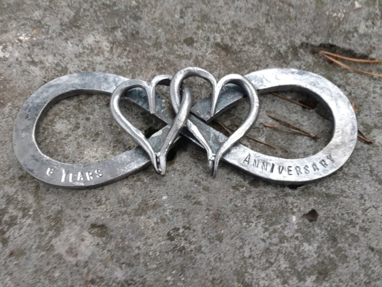 6th anniversary gift iron anniversary gifts personalized Etsy