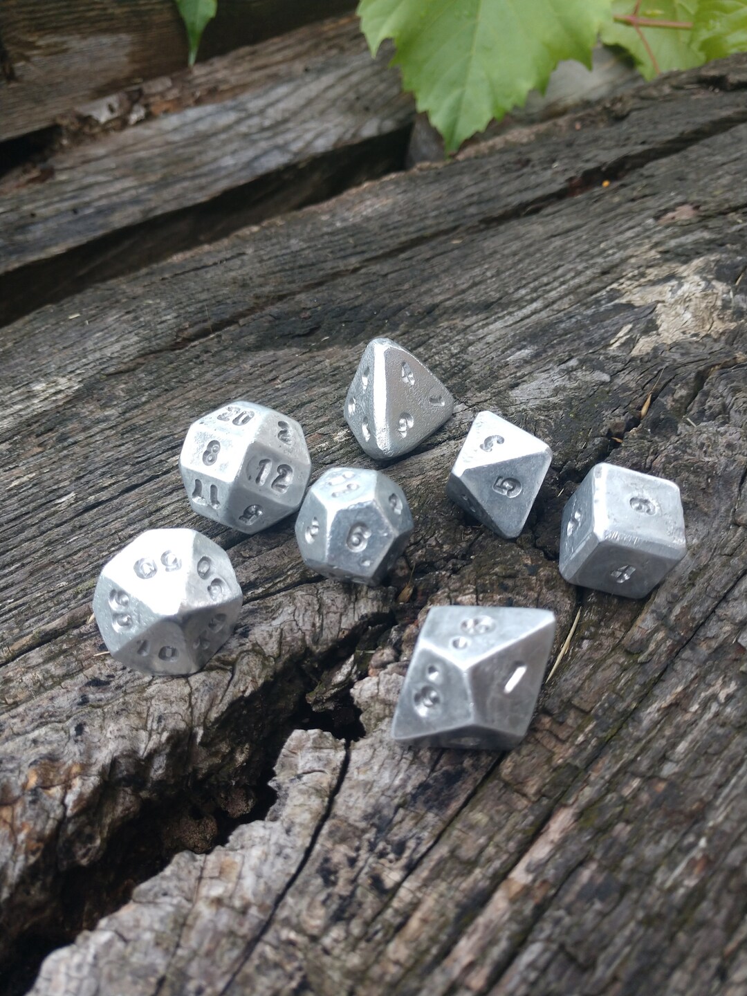 Dnd Dice Games Set of 7 Dices Tin Dices Tin Gift D20 D10 Etsy