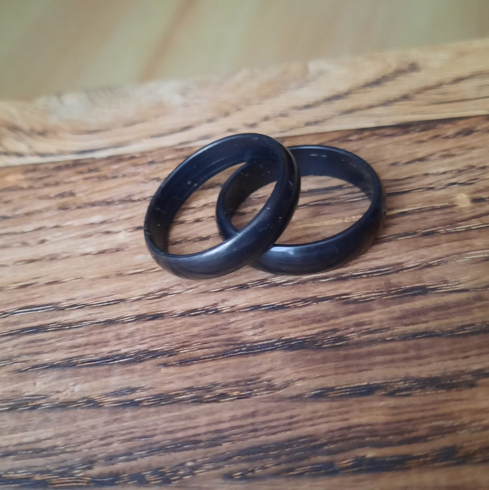 Iron rings set of 2 iron rings iron ring for him wrought Etsy
