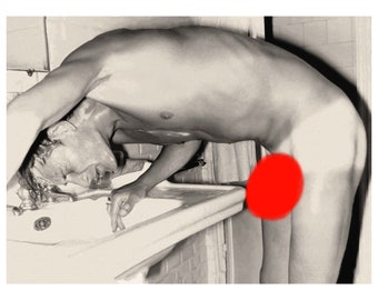 Thick Vintage Nudist - Vintage gay photo print homoerotic nude man male physique ...