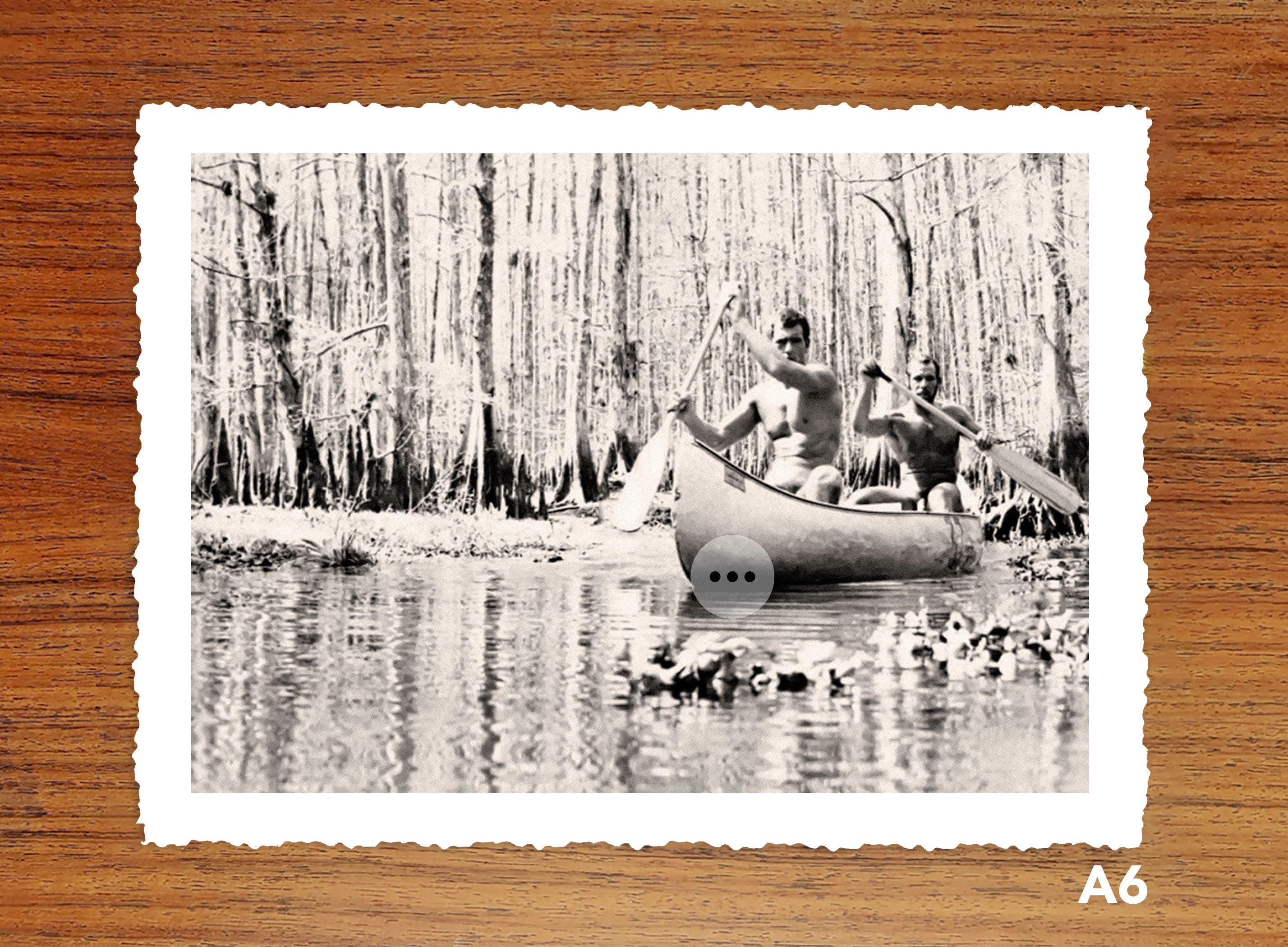 Vintage Photo of Two Men Naked on a Boat Gay Art Print Full Etsy