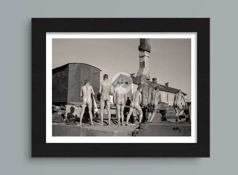 Nude Male Vintage Photo of Naturist Men Outdoors Full Frontal Etsy