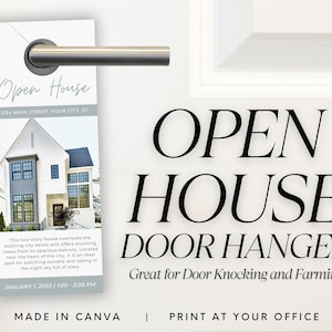 Real Estate Door Hanger, Real Estate Door Knocking, Neighborhood Farming, Real Estate Farming, Realtor Introduction, Open House, Just Listed