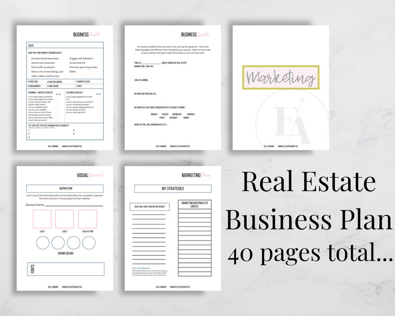 real estate business plan 2020 Real Estate Business Plan Real Estate Marketing Realtor image 2