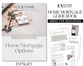 Mortgage Marketing, Mortgage Loan Officer Marketing, Loan Officer Marketing, Real Estate Marketing, Real Estate Template, Mortgage 101,Canva