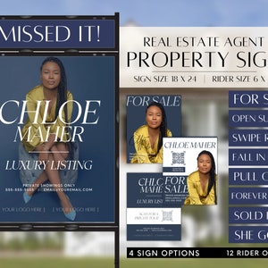 Real Estate Sign, For Sale, Property Sign, For Sale Sign, Realtor Sold Sign, Realtor For Sale Sign, Sign Design, Sign Rider, Open House Sign