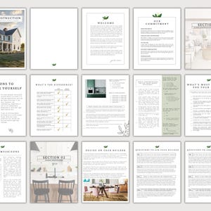 New Construction Guide Real Estate Lead Magnet Home Buyer Template Realtor Tools Digital Download Real Estate Agent Marketing Materials Client Education Canva Real Estate Template