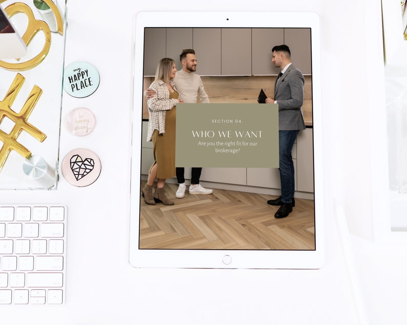 Broker Recruitment Materials Real Estate Business Template Hiring Template for Brokers Broker Marketing Kit Real Estate Team Building Tools Office Marketing Tool