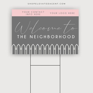 Real Estate For Sale Sign, Real Estate Yard Sign, Real Estate Sign, Property Sign, For Sale Sign, Realtor Sign, Real Estate Signage, Yard Sign, real estate logo, realtor sold sign, Realtor Custom Sign, Elevated Agent