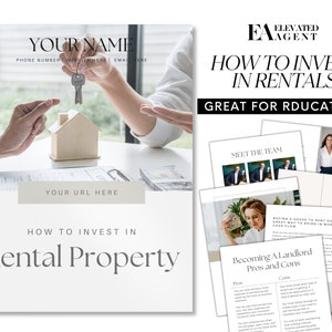 Propiedad de alquiler, Propiedad de inversión, Cómo invertir en alquileres, Plantilla de propietario, Marketing inmobiliario, Plantilla de propiedad de alquiler, Agente inmobiliario