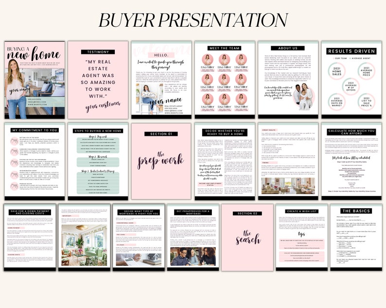 Seller Guide and Buyer Guide Bundle, List Presentation for Real Estate ...
