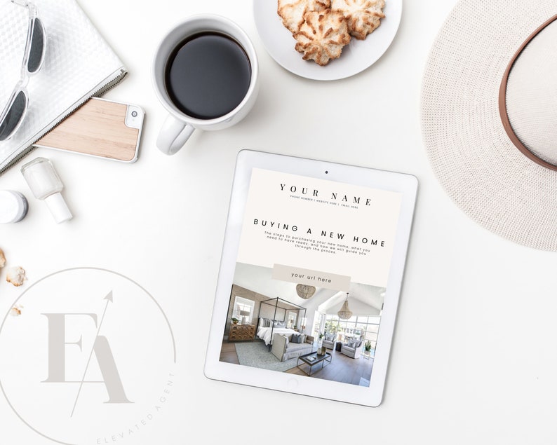 Buyer Presentation Creams real Estate Template Canva Real Etsy