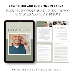 Real Estate Marketing Downsizing Guide Printable Agent Resource Senior Moving Guide Digital Download Retirement Planning Lead Magnet Home image 9
