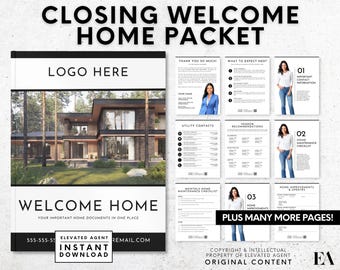 Client Exit Packet, Realtor Closing Gift For Client, Luxury Real Estate, Real Estate Exit Packet, Real Estate Closing Packet, Closing Packet