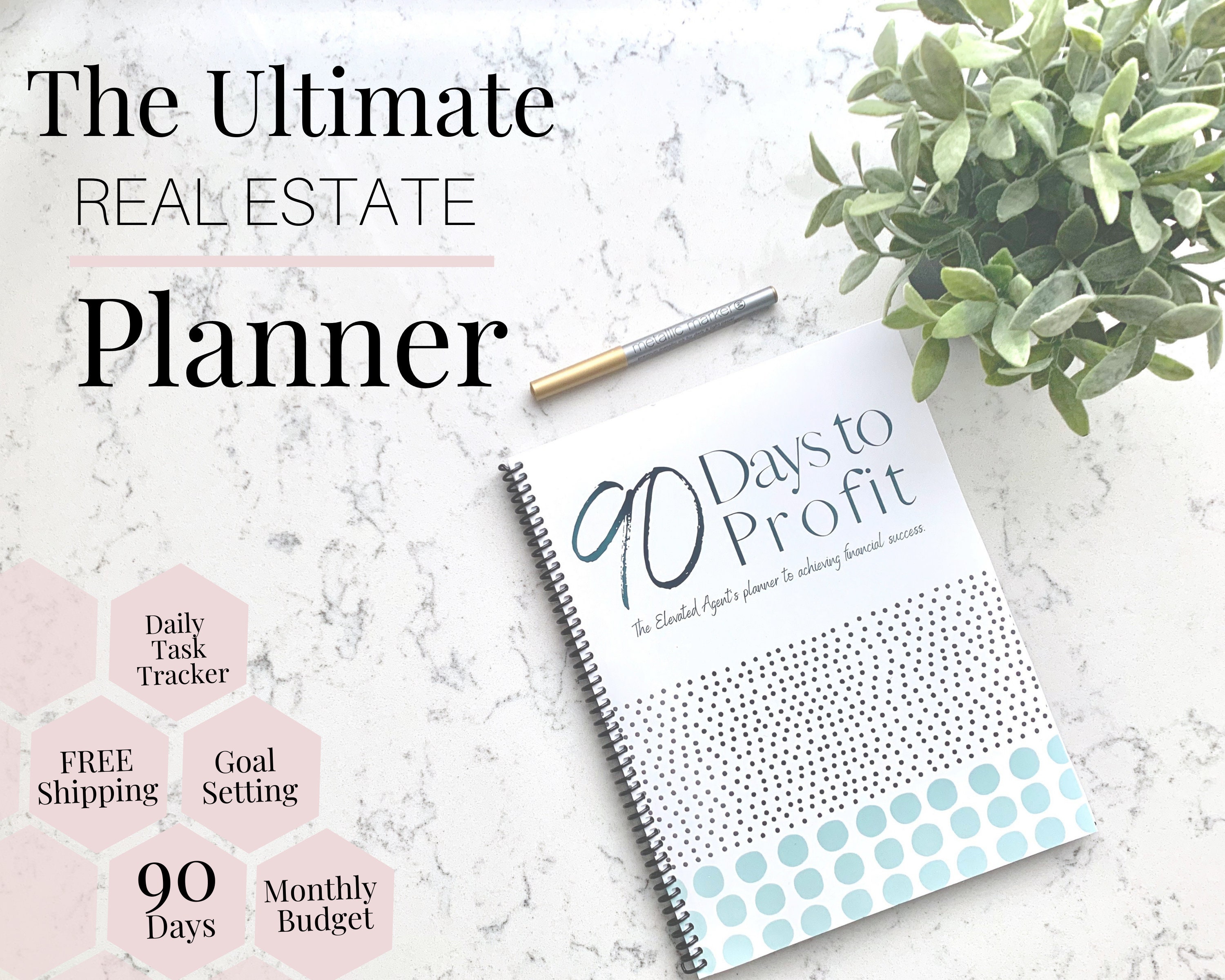 Real estate agent planner real estate planner realtor daily etsy