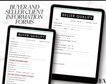 Seller Questionnaire, Buyer Questionnaire, Real Estate Template, Real Estate Marketing, Real Estate Seller Questionnaire, Realtor Follow Up