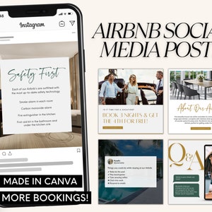 Modèles Instagram Airbnb, Modèles Airbnb pour réseaux sociaux, Publication Instagram Airbnb, Modèle Instagram VRBO, Location de vacances, Marketing Airbnb