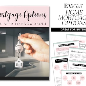 Mortgage Loan Officer Marketing, Real Estate Mortgage Guide, Mortgage Marketing, Real estate marketing, Buyers presentation,Mortgage Guide