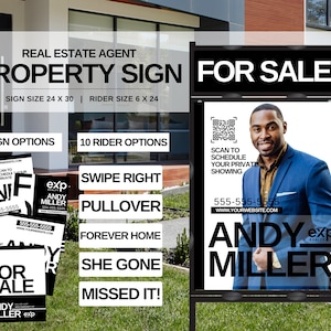 Real Estate Yard Sign, Property Sign, For Sale Sign, Realtor Sold Sign, Realtor For Sale Sign, Sign Design, Sign Rider, Open House Sign,SOLD