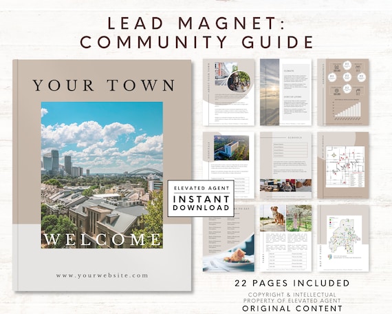 Real Estate Local Guide Template Neighborhood Guide Real 