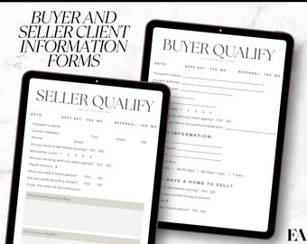 Seller Questionnaire, Buyer Questionnaire, Real Estate Template, Real Estate Marketing, Real Estate Seller Questionnaire, Realtor Follow Up