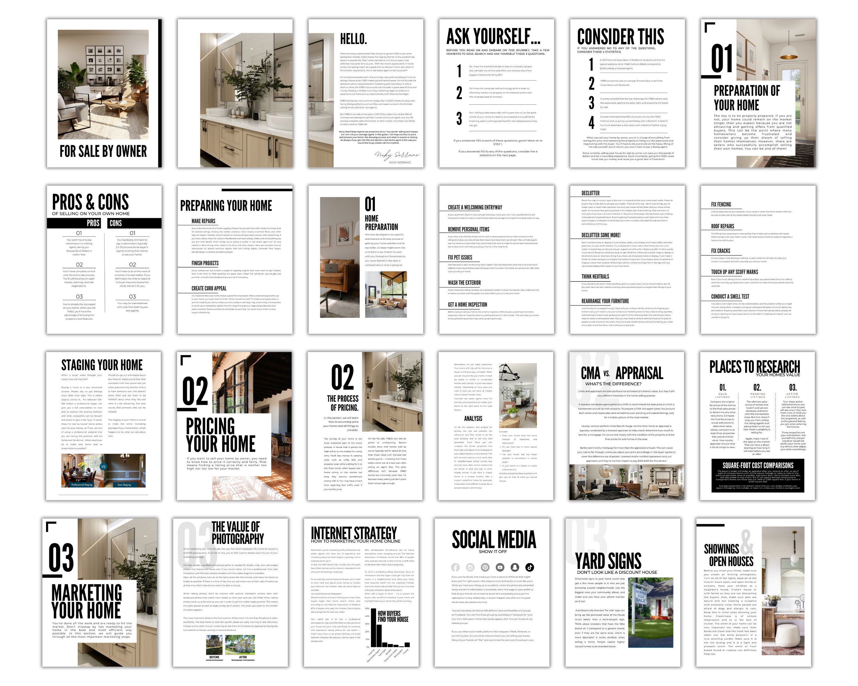 FSBO Guide, FSBO, for Sale by Owner Letter, Modern Real Estate, FSBO ...