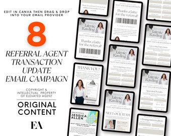 Real Estate Email, Referral Agent Email, Realtor Marketing, Email Template, Transaction Coordinator, Email Marketing, Real Estate Template