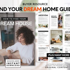 Real Estate Buyer Wish List, Home Buyer Guide, Real Estate Planner, Realtor House Hunting Checklist, Real Estate Canva Template, Property