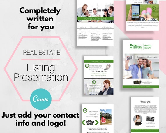 Seller presentations real estate template image