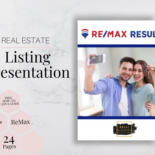 Listing Presentation Packet Remax Remax Results Real Estate Etsy