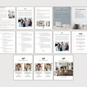 Real Estate Template Canva Real Estate Template New Construction Guide Real Estate Marketing Materials Construction Process Guide Home Building Checklist Real Estate Agent Resources