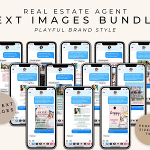 Digitale visitekaartjesbundel | Tekstbare onroerendgoedkaarten | Vastgoedmarketing | Canva-sjabloon | Tekstbare prospectiekaarten | Open huis